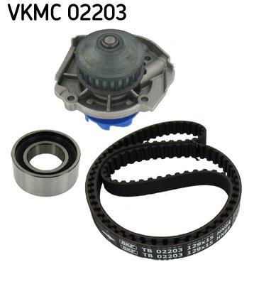 Pompe à eau + kit de courroie de distribution (Kit courroie de distribution) SKF ref. VKMC 02203